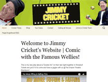 Tablet Screenshot of jimmycricket.co.uk